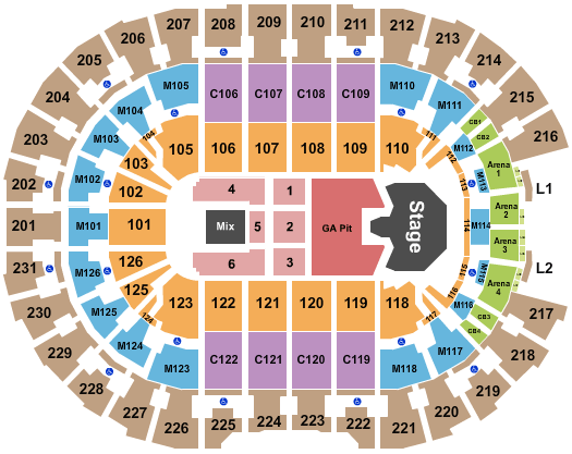 Rocket Mortgage FieldHouse GHOST Seating Chart